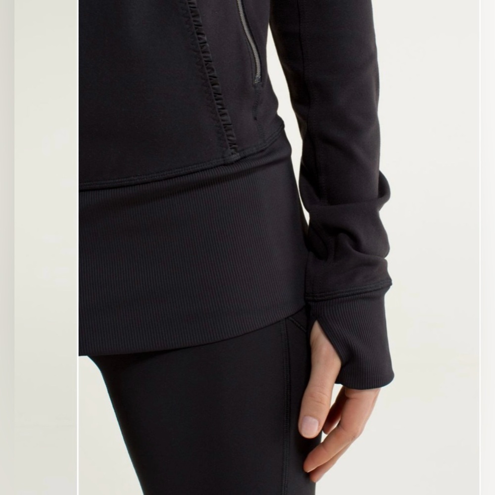 Lululemon Nice Asana Jacket *Ruffle, Size 4 - Picture 4 of 11